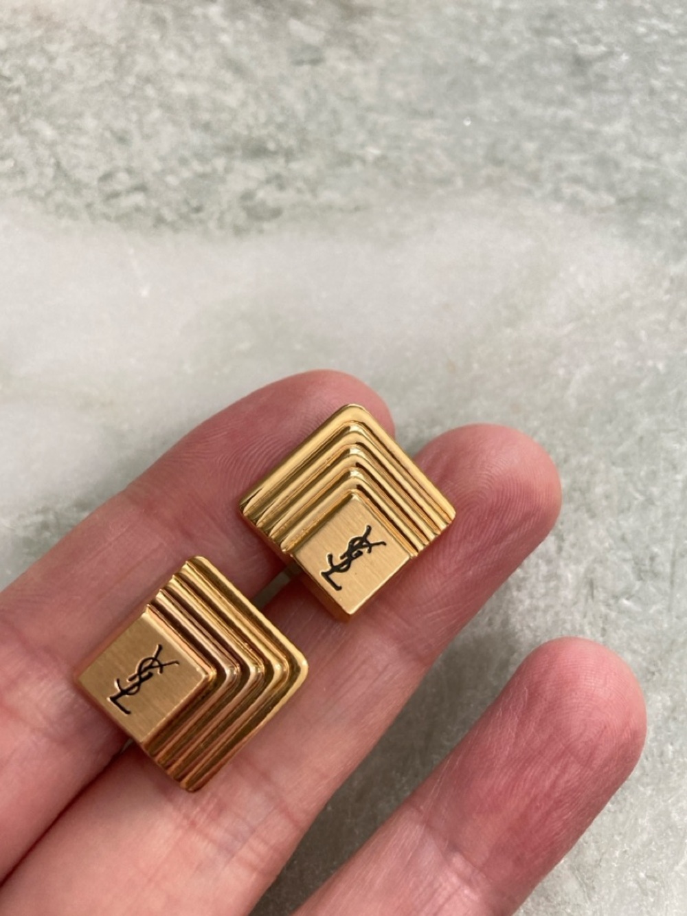 YSL Cuff Links Vintage